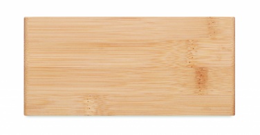 Logo trade promotional merchandise image of: Wireless charger in bamboo 5W